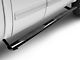 Barricade 4-Inch Oval Straight End Running Boards; Black (07-13 Silverado 1500 Extended Cab, Crew Cab)