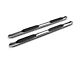 Barricade 5-Inch Oval Bent End Side Step Bars; Stainless Steel (19-22 RAM 1500 Crew Cab)