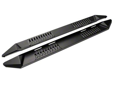 Barricade Steel Running Boards; Black (07-19 Silverado/Sierra 2500 HD/3500 HD Crew Cab)