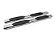Barricade 6-Inch Oval Straight End Running Boards; Stainless Steel (99-13 Sierra 1500)