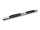 Barricade 6-Inch Oval Straight End Running Boards; Stainless Steel (99-13 Sierra 1500)