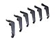 Barricade 4-Inch Oval 90 Degree Bent End Side Step Bars; Black (15-20 Colorado/Canyon Crew Cab)