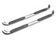 Barricade 4-Inch Oval 90 Degree Bent End Side Step Bars; Stainless Steel (15-22 Colorado Crew Cab)