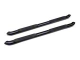 Barricade 4-Inch Oval Bent End Side Step Bars; Black (15-20 Colorado/Canyon Crew Cab)