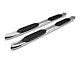 Barricade 6-Inch Oval Bent End Side Step Bars; Stainless Steel (15-20 Colorado/Canyon Crew Cab)