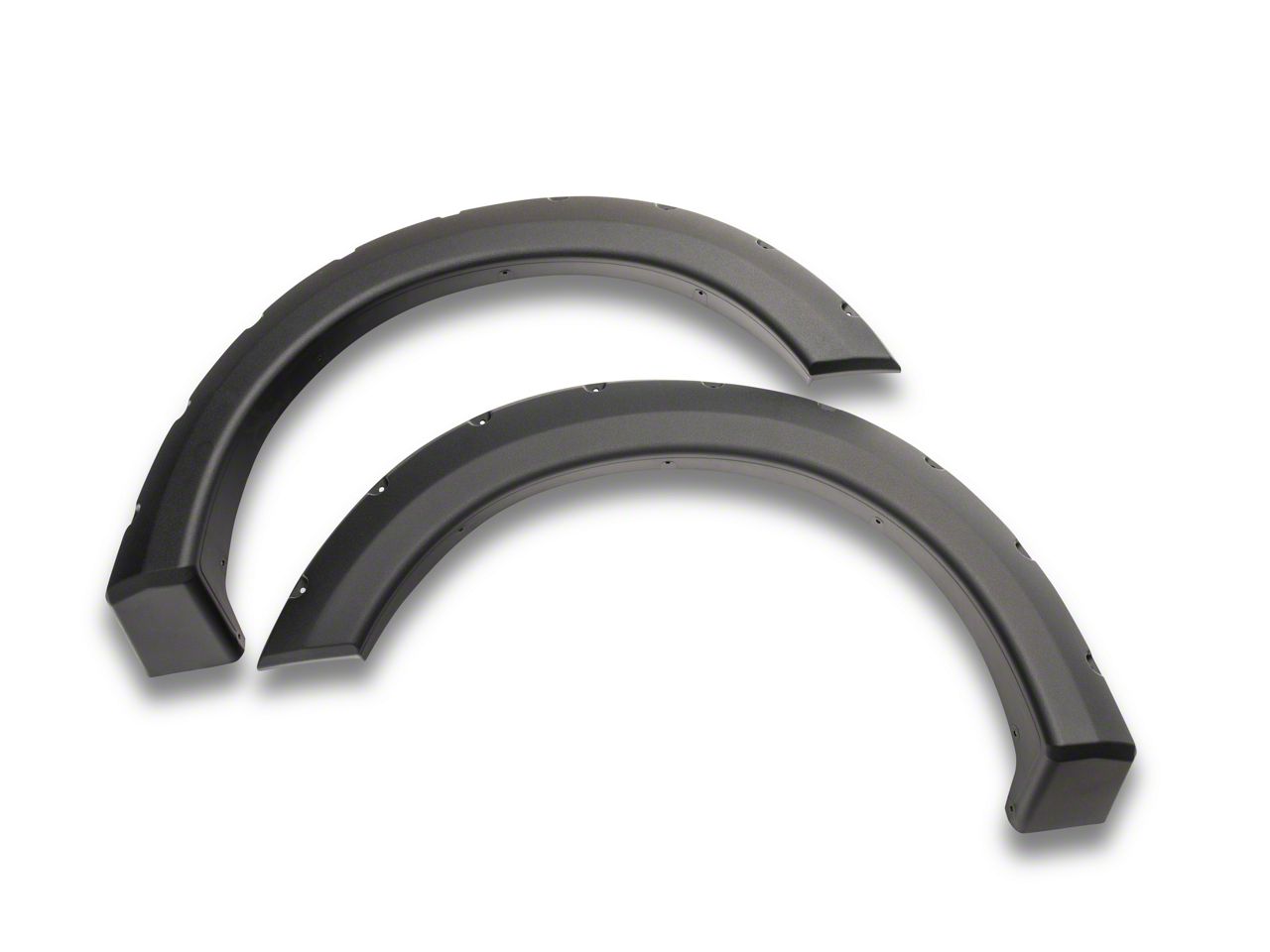 RedRock F-150 Pocket Style Fender Flares; Textured Black