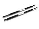 Barricade Pinnacle 4-Inch Oval Bent End Side Step Bars; Stainless Steel (19-24 RAM 1500 Crew Cab)