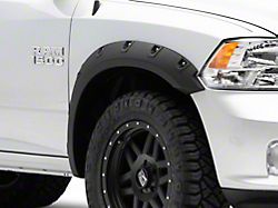 RedRock Pocket Style Fender Flares; Textured Black (09-18 RAM 1500, Excluding Rebel)