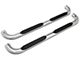RedRock 4-Inch Oval Bent End Side Step Bars; Stainless Steel (19-22 Sierra 1500 Double Cab)