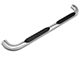 Barricade 4-Inch Oval Bent End Side Step Bars; Stainless Steel (19-24 Sierra 1500 Crew Cab)