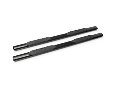 Barricade 5-Inch Oval Side Step Bars; Black (19-25 Sierra 1500 Crew Cab)