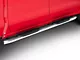 RedRock 5-Inch Oval Bent End Side Step Bars; Stainless Steel (19-24 Silverado 1500 Crew Cab)