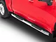 RedRock 5-Inch Oval Bent End Side Step Bars; Stainless Steel (19-24 Silverado 1500 Crew Cab)