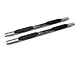 Barricade 5-Inch Oval Side Step Bars; Stainless Steel (19-24 Silverado 1500 Crew Cab)