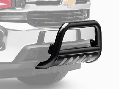 Barricade 3-Inch Bull Bar; Black (19-24 Silverado 1500, Excluding ZR2)