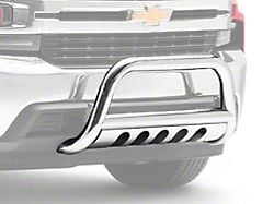 Barricade 3-Inch Bull Bar; Stainless Steel (19-25 Silverado 1500, Excluding ZR2)