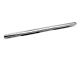 Barricade 4-Inch Oval Straight End Side Step Bars; Stainless Steel (19-24 Silverado 1500 Double Cab)