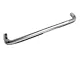 Barricade 4-Inch Oval Bent End Side Step Bars; Stainless Steel (19-24 Silverado 1500 Crew Cab)