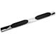 Barricade 6-Inch Oval Straight End Side Step Bars; Stainless Steel (17-22 F-250 Super Duty SuperCrew)