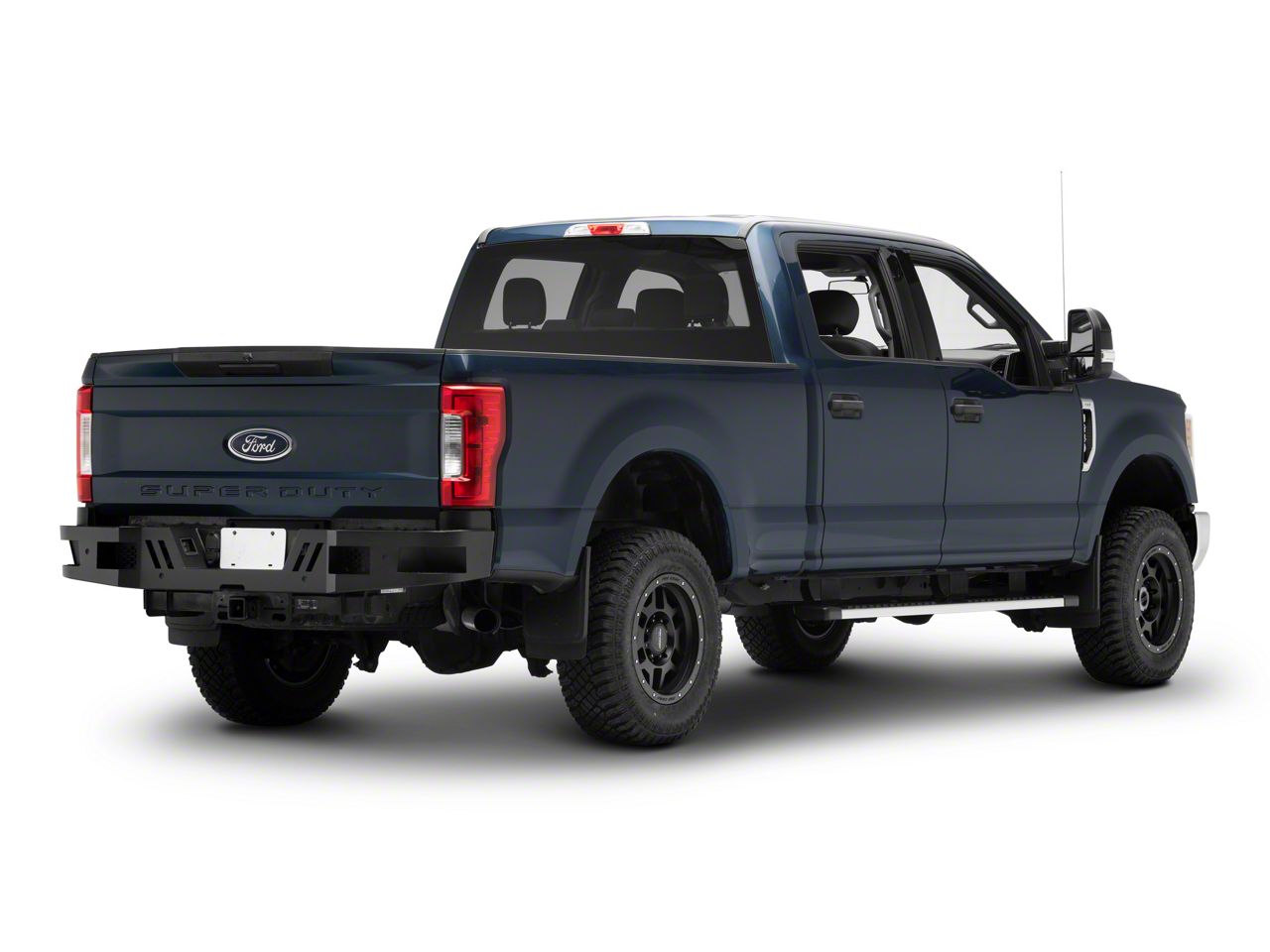Barricade F-250 Super Duty HD Rear Bumper; Textured Black SD0214 (17-22 ...