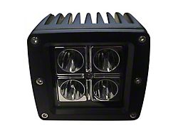 DV8 Offroad 3-Inch Chrome Series LED Cube Light; Spot Beam (Universal; Some Adaptation May Be Required)