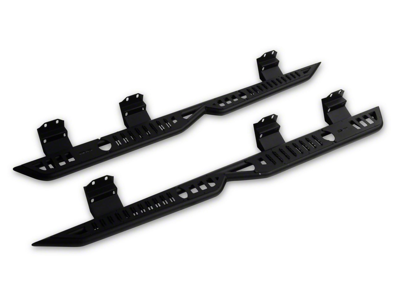 DV8 Offroad F-150 OE Plus Series Side Step Bars; Textured Black