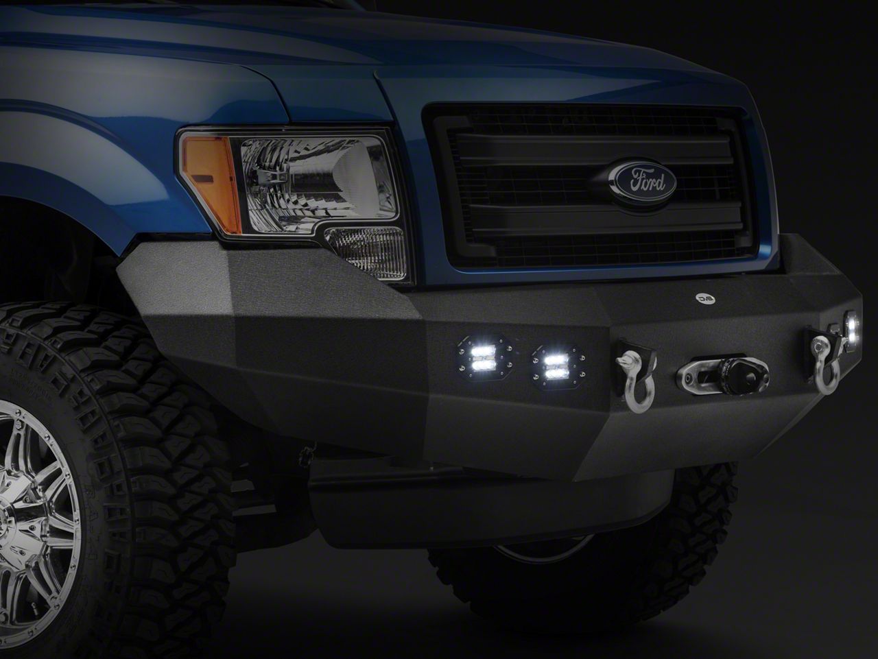 実物 RearViewHoodie Mサイズ fog frwd forward Kangaroo Front Bumper for Mojave II 2/4 Door Body Set (Black