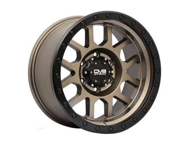 DV8 Offroad 883 Simulated Beadlock Matte Bronze 6-Lug Wheel; 17x9; 0mm Offset (19-23 Ranger)