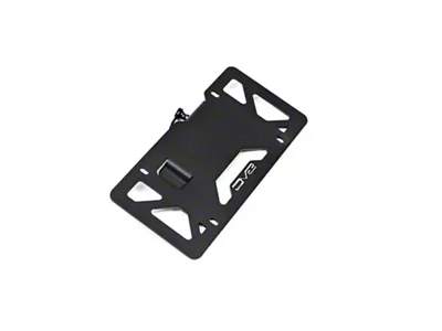 DV8 Offroad Universal Quick Release D-Ring License Plate Mount (Universal; Some Adaptation May Be Required)