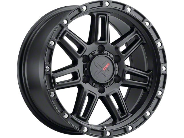 DX4 Wheels REBEL Flat Black 8-Lug Wheel; 18x9; 0mm Offset (03-09 RAM 2500)