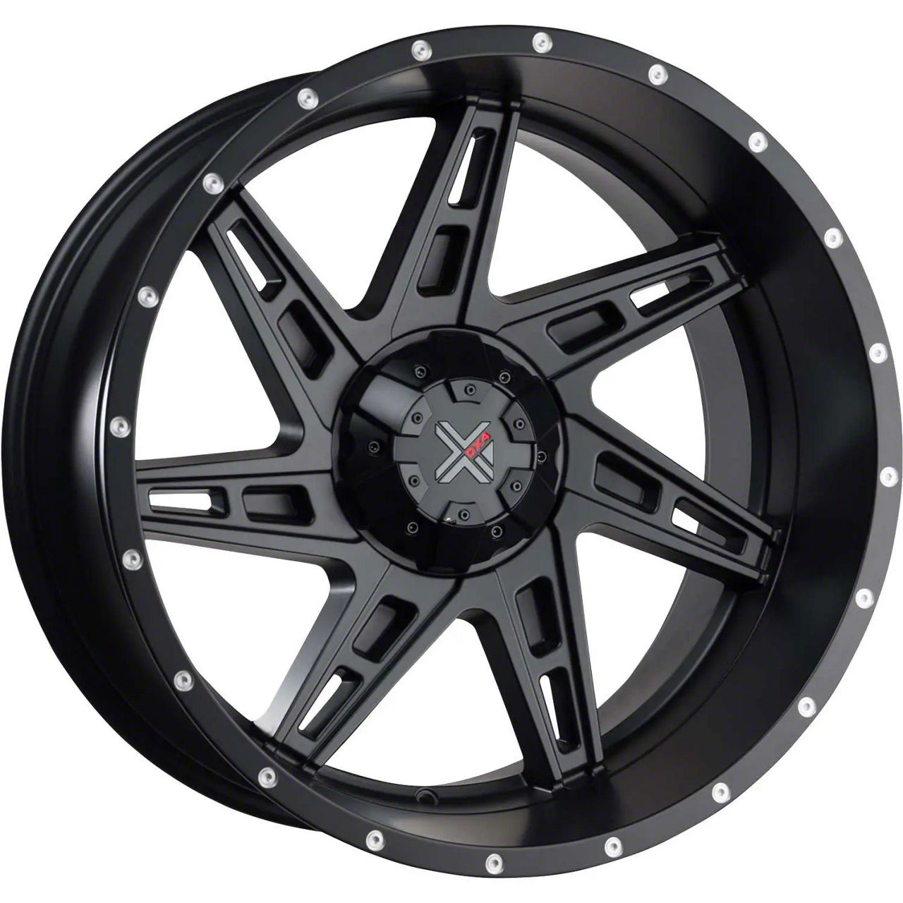 DX4 Wheels F-150 SKULL Flat Black 6-Lug Wheel; 22x11.5; -40mm Offset ...