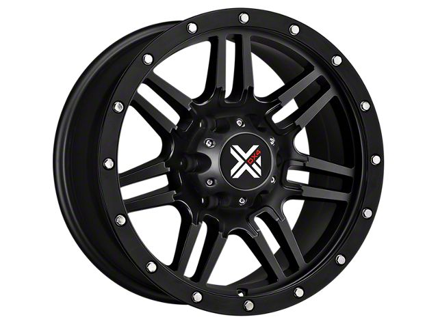 DX4 Wheels 7S Flat Black 6-Lug Wheel; 20x10; -18mm Offset (07-14 Tahoe)