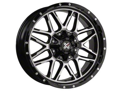 DX4 Wheels VIBE Gloss Black Machined 6-Lug Wheel; 20x9; 10mm Offset (09-14 F-150)