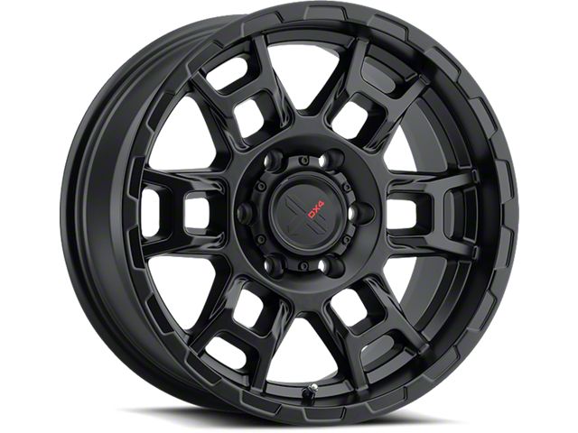 DX4 Wheels Beast Flat Black 5-Lug Wheel; 17x8.5; 0mm Offset (09-18 RAM 1500)