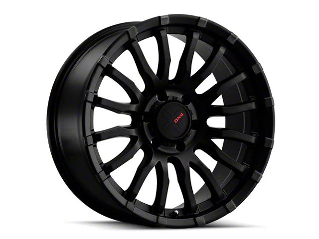 DX4 Wheels OCTANE Flat Black 5-Lug Wheel; 20x9; 10mm Offset (09-18 RAM 1500)