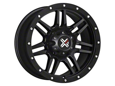 DX4 Wheels 7S Flat Black 8-Lug Wheel; 20x9; 18mm Offset (10-18 RAM 3500 SRW)