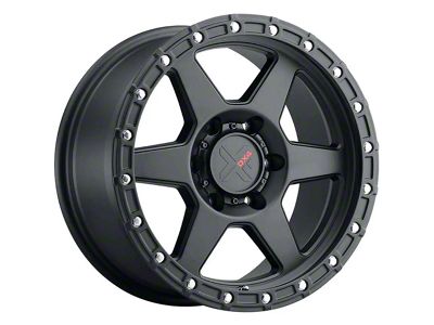 DX4 Wheels RECON Flat Black 6-Lug Wheel; 18x9; 18mm Offset (14-18 Silverado 1500)