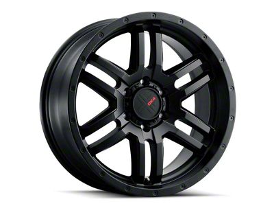 DX4 Wheels DYNO Flat Black 6-Lug Wheel; 20x9; 10mm Offset (15-20 F-150)