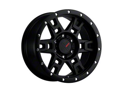 DX4 Wheels TERRAIN Flat Black 6-Lug Wheel; 17x8.5; 10mm Offset (15-20 F-150)