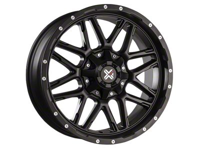 DX4 Wheels VIBE Flat Black 6-Lug Wheel; 20x9; 10mm Offset (15-20 F-150)