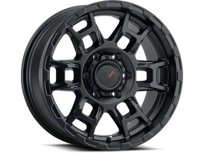 DX4 Wheels Beast Flat Black 6-Lug Wheel; 16x8; 0mm Offset (24-25 Ranger)