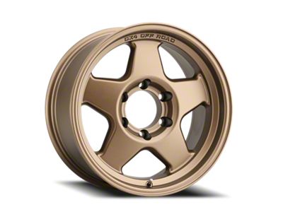 DX4 Wheels Rover Frozen Bronze 6-Lug Wheel; 17x8.5; 0mm Offset (23-24 Colorado)