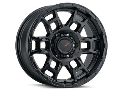 DX4 Wheels Beast Flat Black 5-Lug Wheel; 16x8; 0mm Offset (87-90 Dakota)