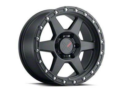 DX4 Wheels Recon Flat Black 5-Lug Wheel; 15x8; -19mm Offset (87-90 Dakota)