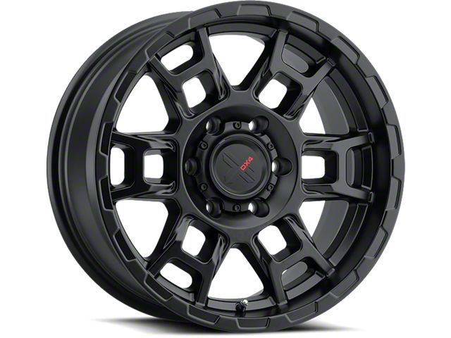 DX4 Wheels Beast Flat Black 5-Lug Wheel; 17x8.5; 0mm Offset (02-08 RAM 1500, Excluding Mega Cab)