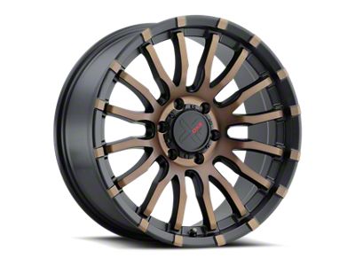 DX4 Wheels OCTANE Flat Black with Bronze Shadow 6-Lug Wheel; 20x9; 10mm Offset (19-24 RAM 1500)