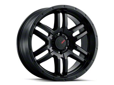 DX4 Wheels DYNO Flat Black 6-Lug Wheel; 20x9; 10mm Offset (19-26 Silverado 1500)