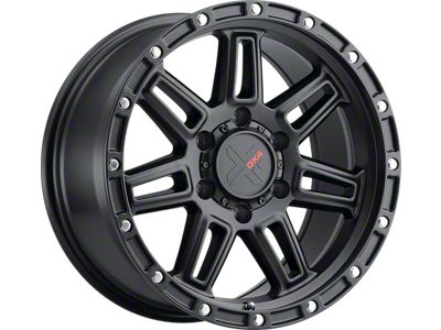 DX4 Wheels REBEL Flat Black 6-Lug Wheel; 18x9; 1mm Offset (19-26 Silverado 1500)