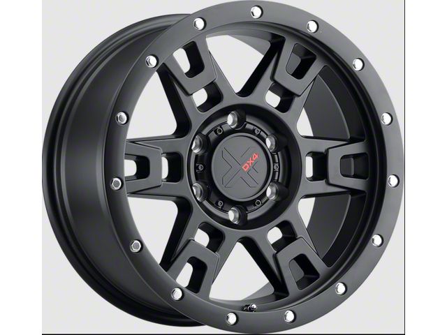 DX4 Wheels TERRAIN Flat Black 6-Lug Wheel; 18x9; 12mm Offset (21-24 Yukon)