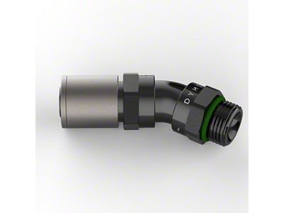 Dyme PSI FATBOY D-TYPE Crimp ORB Fitting; 45-Degree